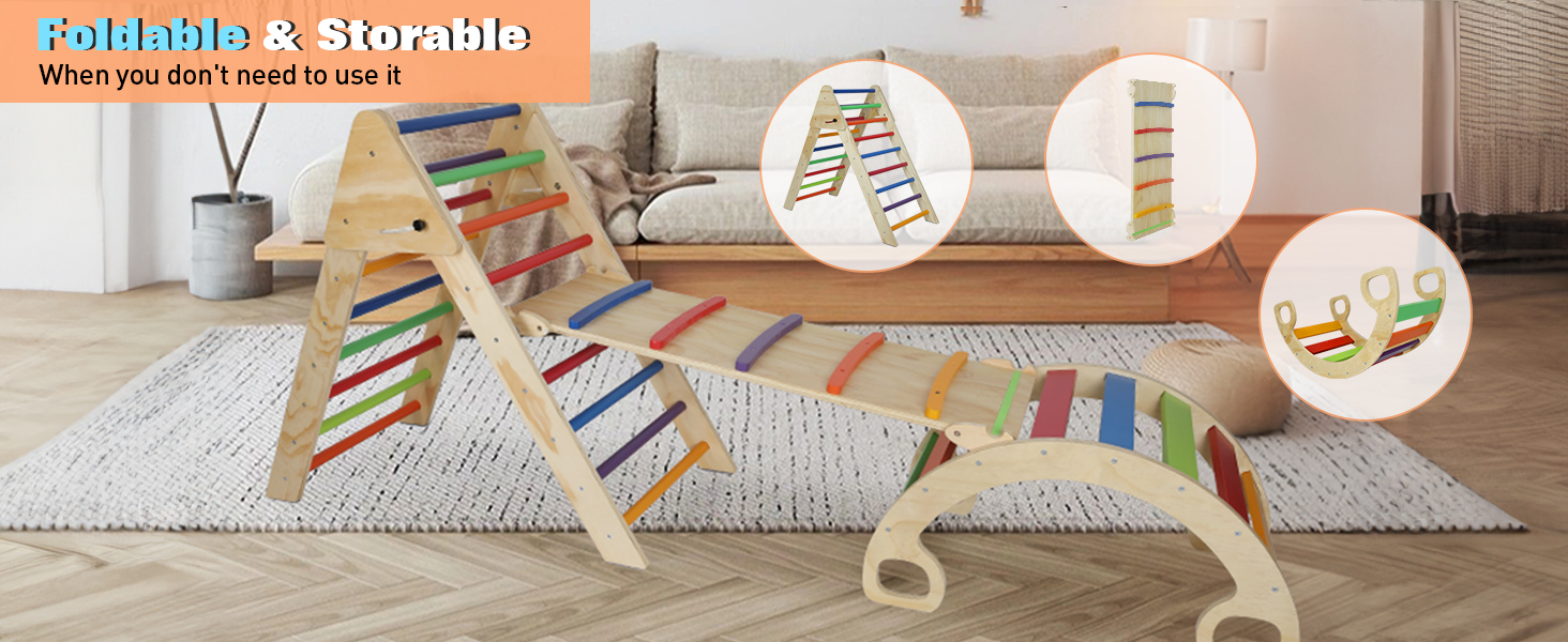 Montessori Triangle Climber Ladder Set