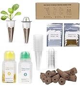 Growell Hydroponic Seed Pods Kit, Grow Anything Kit with 17 Grow Sponges, 17 Grow Baskets, A+B Hy...