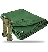 FoundGo Heavy Duty Tarps 16mil, Super Thick Tarp Cover Waterproof Poly Tarpaulin with Grommets UV...