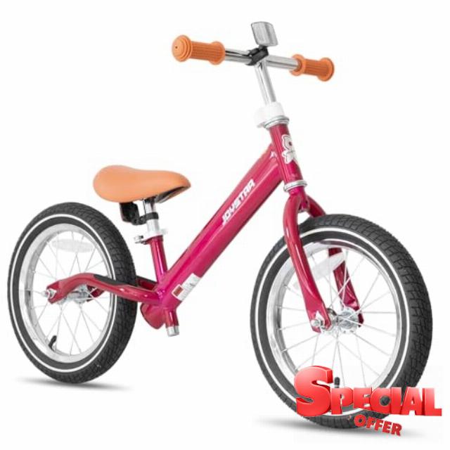 JOYSTAR 14/16 Inch Balance Bike for Toddlers and Kids Ages 3-9 Years Old Boys and Girls - Kids Push Bike for Big Kids - No Pedal Sport Training Bicycle