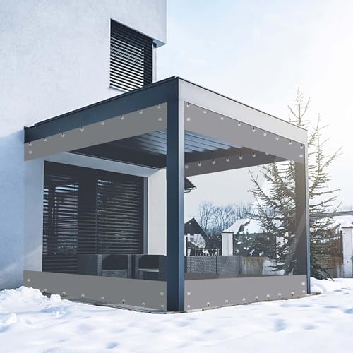 19oz Outdoor Clear Vinyl Patio Enclosure