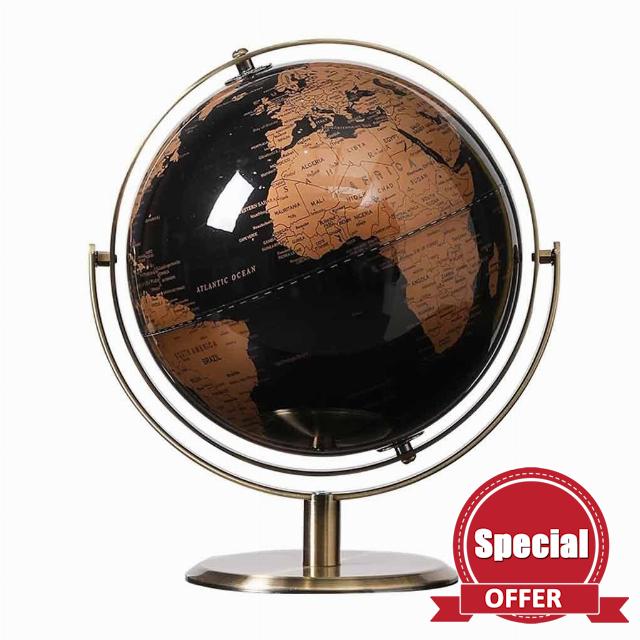 DHDM Home Decoration World Globe Map Globe Office Decoration Desk Geography Children Education Globe (Color : D