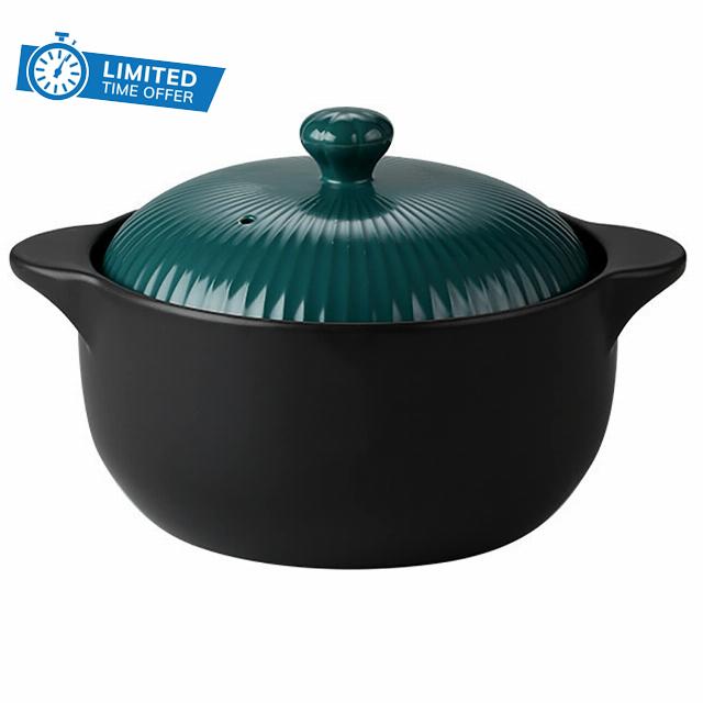 Clay pot for cooking Hot Pot Clay Pots Earthen Pot Earthenware Clay Pot Open Flame High Temperature Ceramic Stew Pot for cooking hot pot