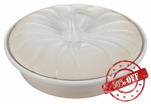 Le Creuset Stoneware Figural Pumpkin Petite Cocotte