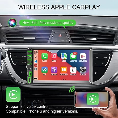 Double Din Car Stereo Compatible with Voice Control