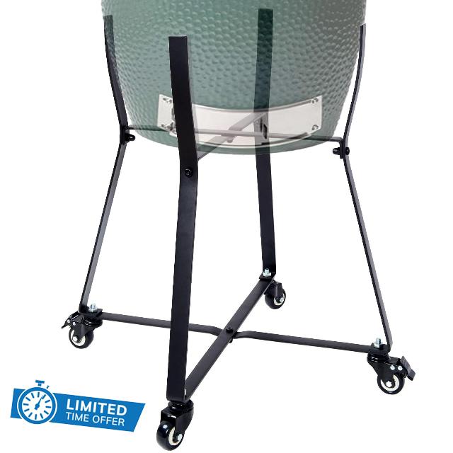 FFQ Rolling Cart for Small Big Green Egg Stand