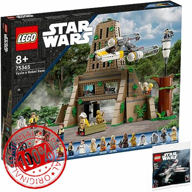 Lego Set of 2: 75365 Rebel Base on Yavin 4 & 30654 X-Wing Starfighter