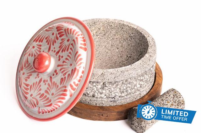 Yolia Molcajete: 8-inch