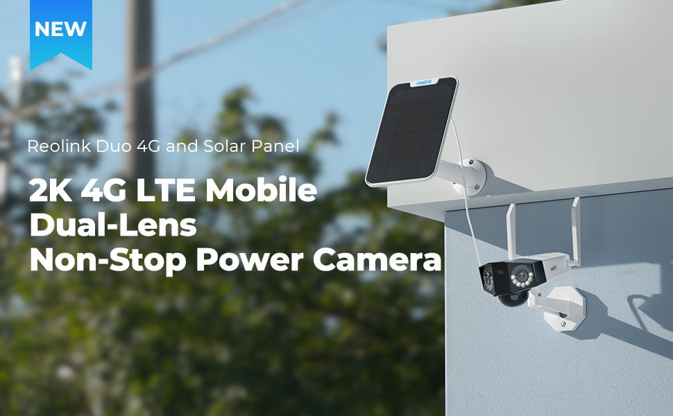 dual len solar camera Duo 4G