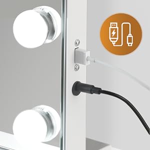 vanity mirror with lights
