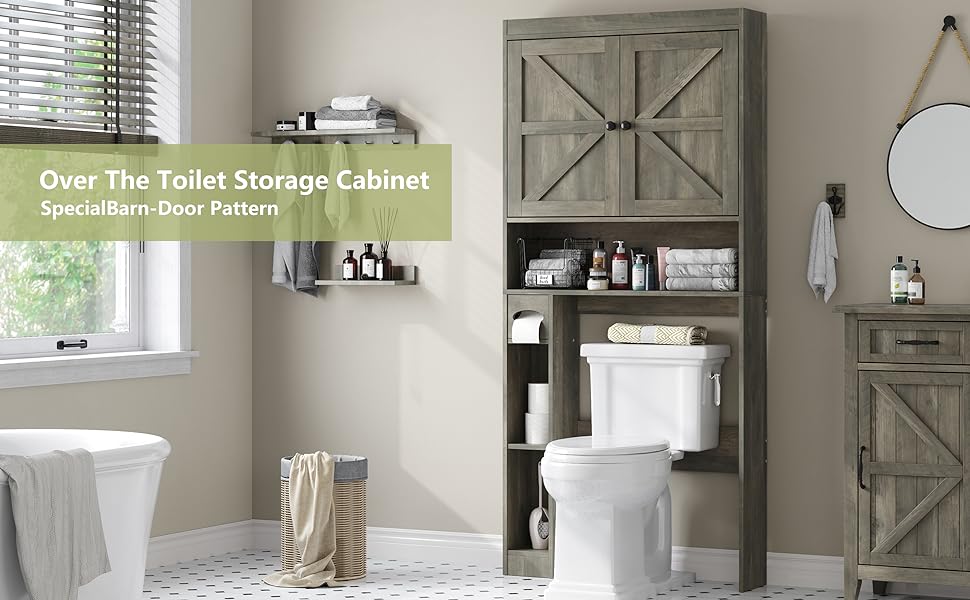 Over The Toilet Storage