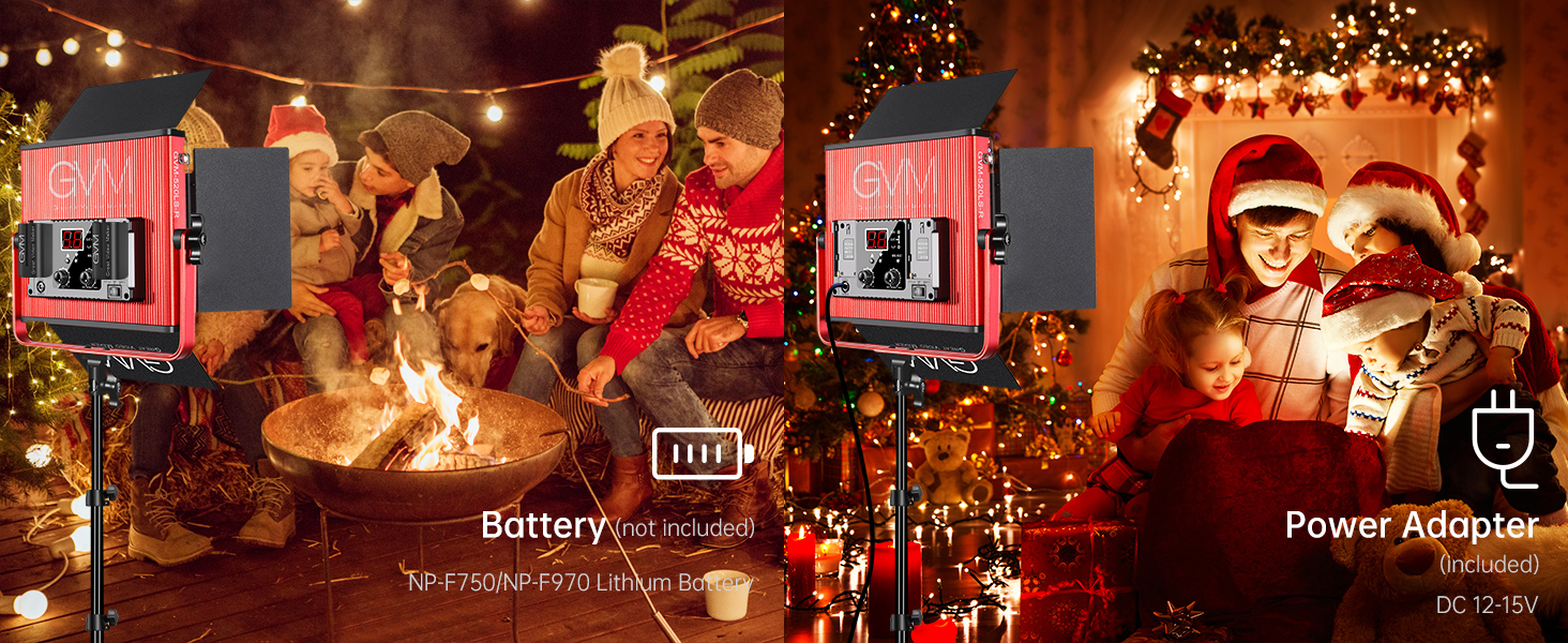 gvm light, led video light, video lighting kit, photography light, studio light