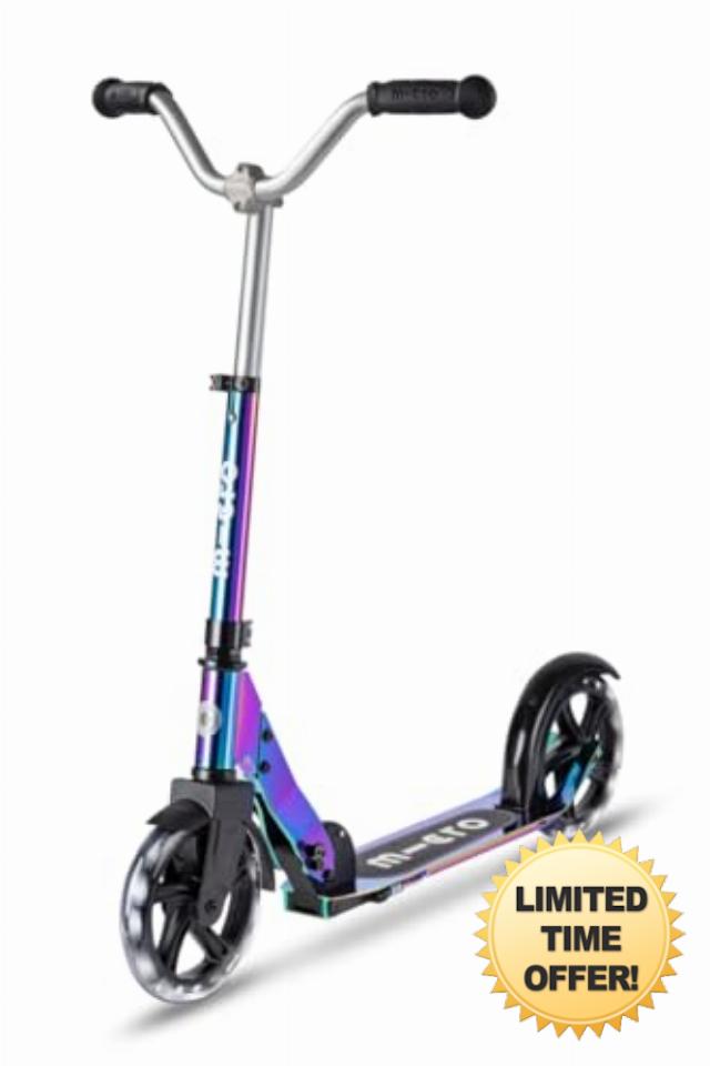 Micro Kickboard - Micro Cruiser LED Neochrome - Two Wheeled