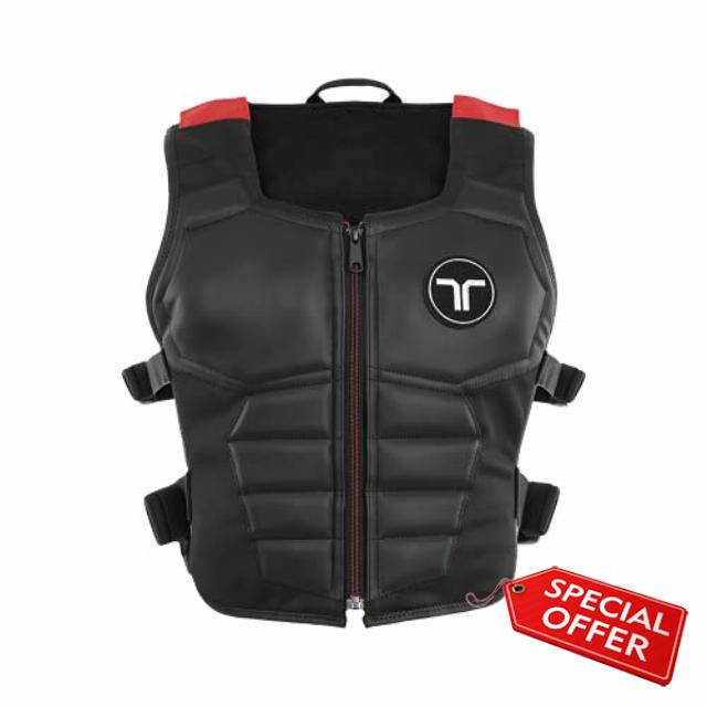 bHaptics TactSuit X16 — Haptic Vest with 16 Vibration Motors for VR — with Audio Accessories and Replacement Lining