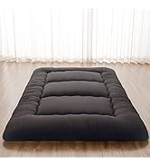 Zelladorra Japanese Floor Mattress, Futon Mattress with Portable Storage Bag, Roll Up Mattress Th...