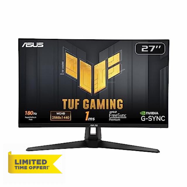 ASUS TUF Gaming 27” 1440P HDR Monitor (VG27AQ3A) – QHD (2560 x 1440)