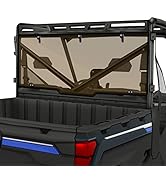 StarknightMT Vented Ranger Rear Windshield, Ranger 1000 Sliding Rear Window Back Window Compatibl...