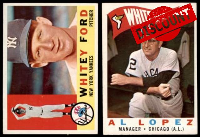 1960 Topps Baseball 50 Card Starter Set/Lot (Baseball Set) NM
