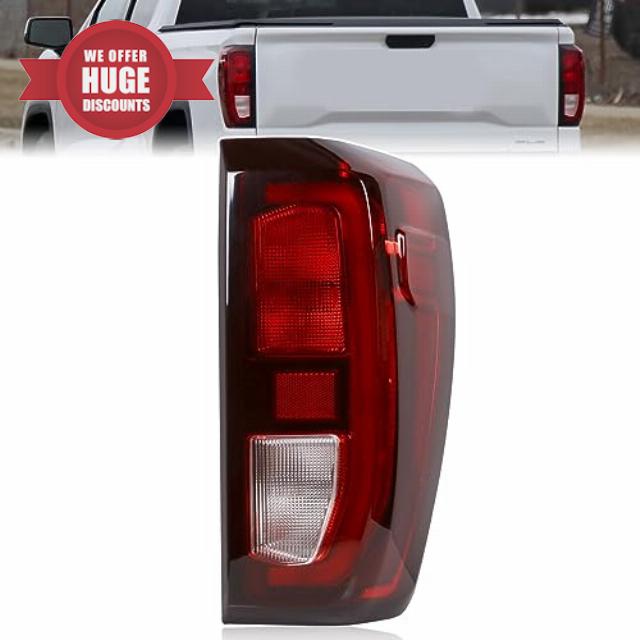 Tail Light Rear Lamp Passenger Side Halogen Without Bulb Right Taillights Brake Light Compatible With GMC Sierra 1500/2500 2019-2022