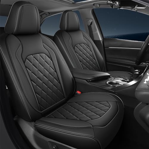 Toyota Camry Corolla 5 Seats for Cars Universal Fit for Most Trucks SUV Protector Ford Honda Civic Jeep(Black)