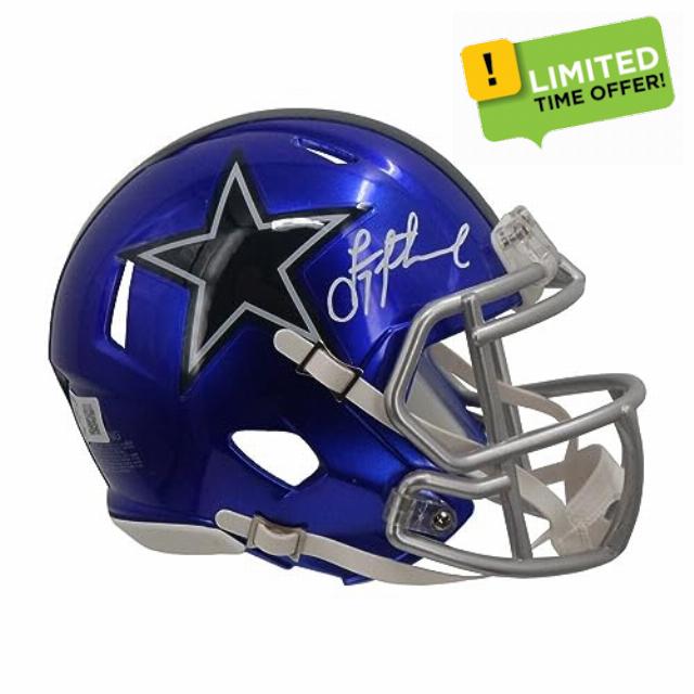 Troy Aikman Autographed Dallas Flash Mini Football Helmet - BAS