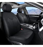 Coverado Front Car Seat Covers, 2 Pack Car Seat Protector, Neoprene Car Seat Covers, Waterproof S...