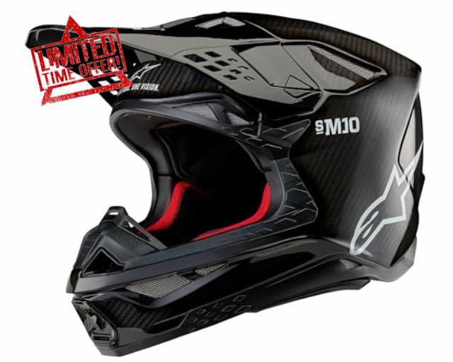 Alpinestars Supertech S-M10 Solid Motocross Helmet