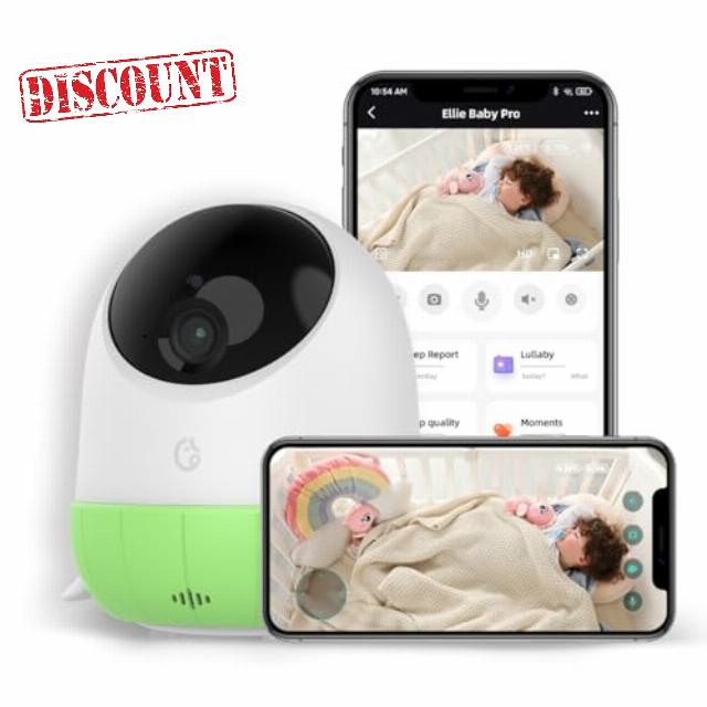 Ellie Baby Monitor with Camera and Audio WiFi Smartphone