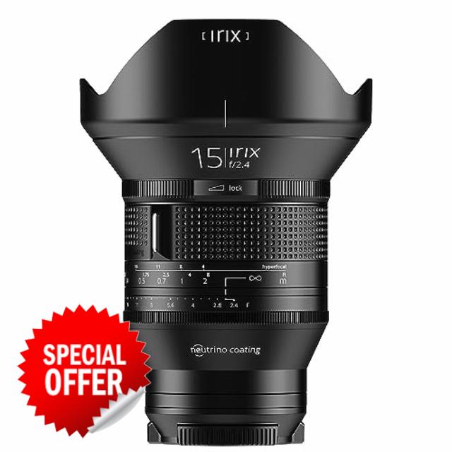 Irix 15mm f/2.4 Wide Angle Lens for Sony Mirrorless Full Frame E Mount