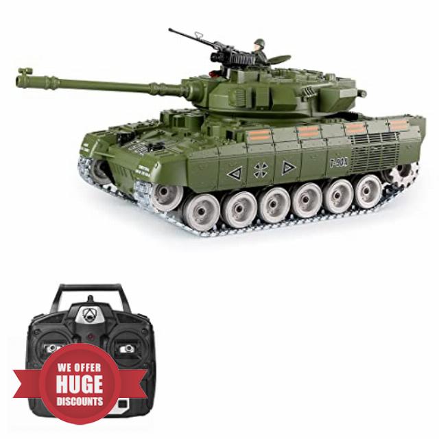 Plaxo RC Tank That Shoots for Adults
