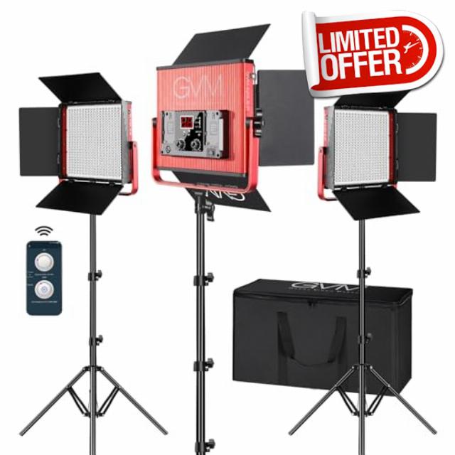 GVM 520LS Led Video Lights with APP Control