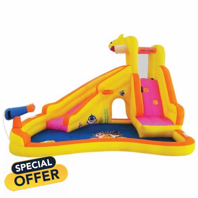 Funormous Baby Shark Water Slide with Pool