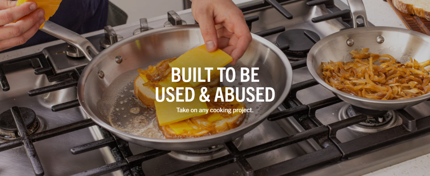 Build to be used and abused, take on any cooking project.