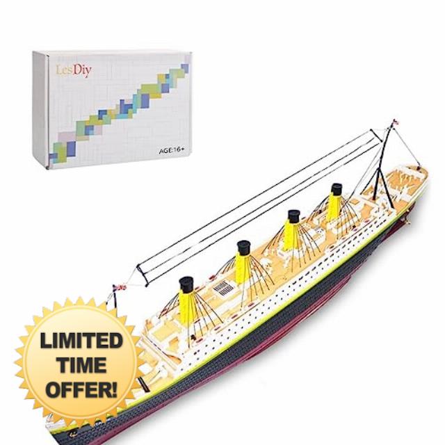 LOCHE RC Boat Model with LED Lights
