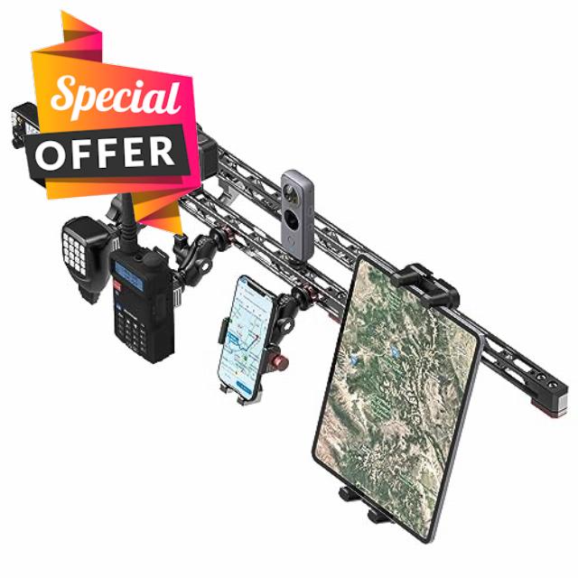 EASEORD Dash Mount Phone Holder Compatible with 2018-2023 Jeep Wrangler JL JLU & Gladiator JT