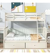 Livavege House Bed with Trundle and Storage Shelves, Montessori Bed Full Size Platform Bed Frame ...