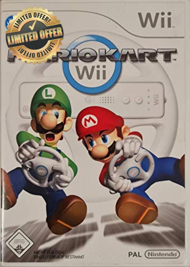 Mario Kart (Includes Wii Wheel) - For Nintendo Wii