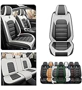 5 Seat Covers for Honda Accord 2003-2023 Leather Car Seat Covers Waterproof Anti-Slip Soft Car Se...