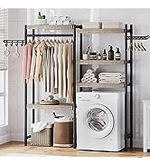 4 Tier Slim Rolling Storage Cart, Kitchen Cart with Wheels, Narrow Laundry Room Bathroom Cart, Sk...