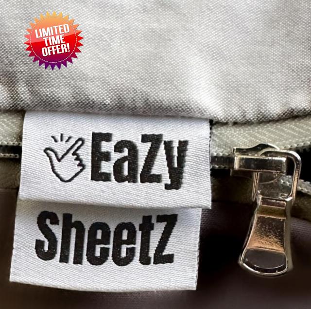 EaZy SheetZ™: Fitted Bedsheets That Stay On