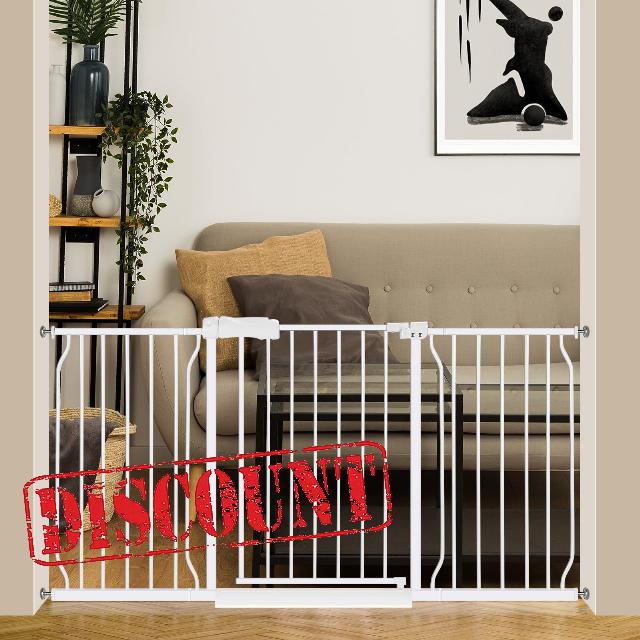 Extra Wide Baby Gate 57.5-62.2 Pressure Mounted