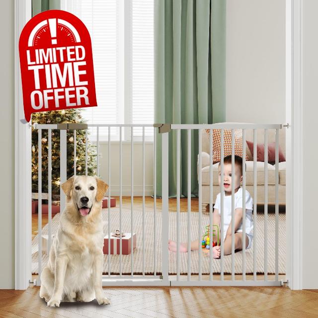 Extra Tall 40.5" Dog Gate Indoor