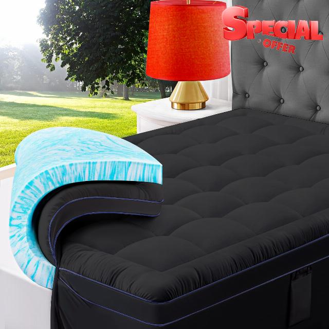 ABENE 3 Inch Memory Foam Mattress Topper