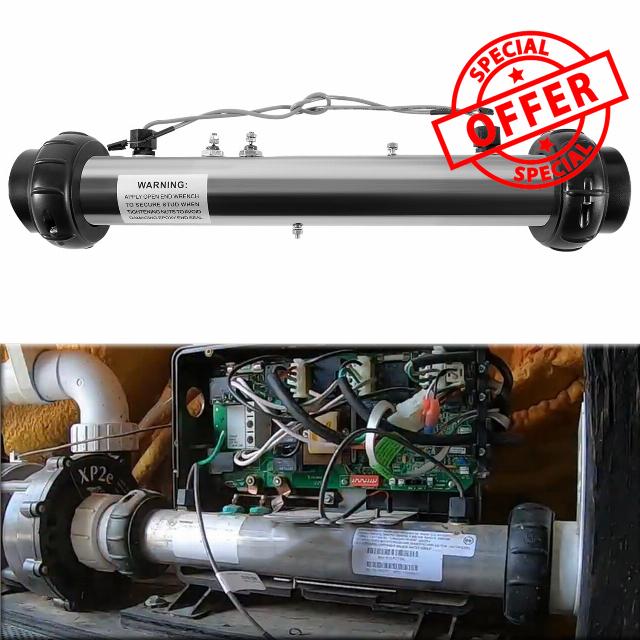 Bonbo 58117 M7 Hot Tub Spa Heater Element Assembly w/Sensors Replacement for Balboa VS