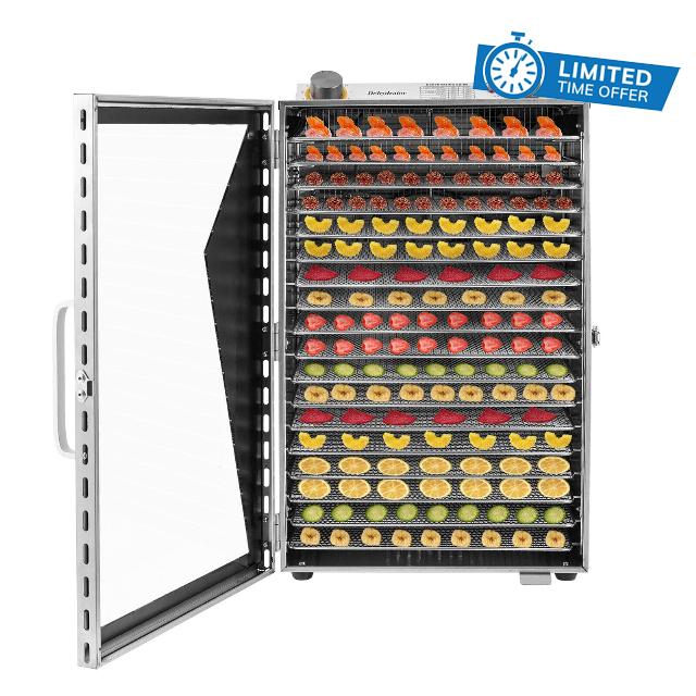 Food Dehydrator 18 Stainless Steel Trays