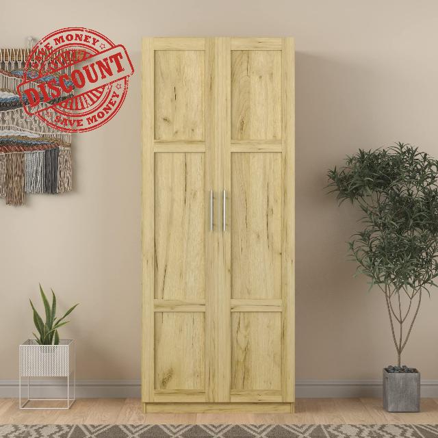 EMKK 71" High Wardrobe Armoire with Shelves