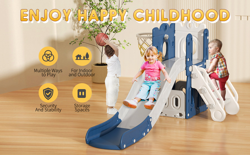 toddler slide indoor indoor slide for toddlers age 1-3 kids indoor slide kids slide