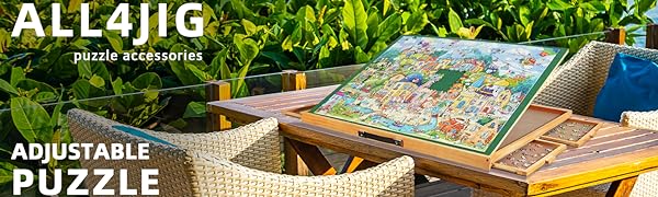 Adjustable Puzzle table