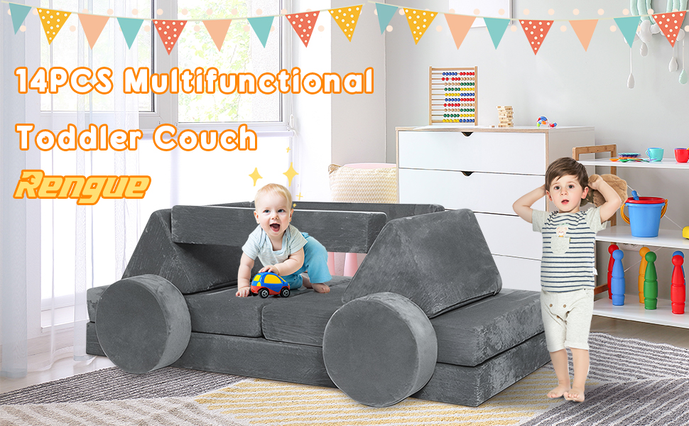 DIY Modular Toddler Couch