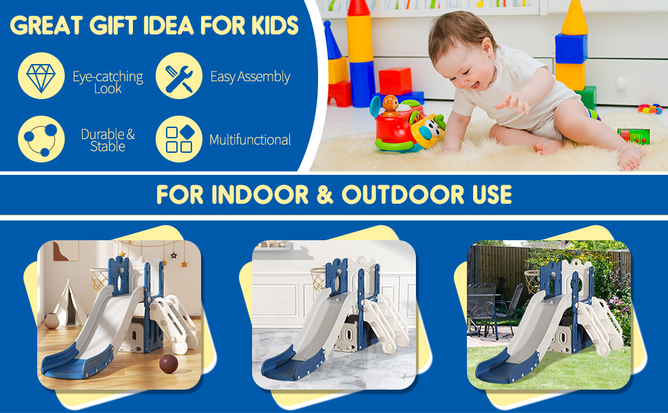 toddler slide indoor indoor slide for toddlers age 1-3 kids indoor slide kids slide